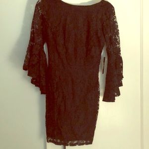Brand new black lace dress